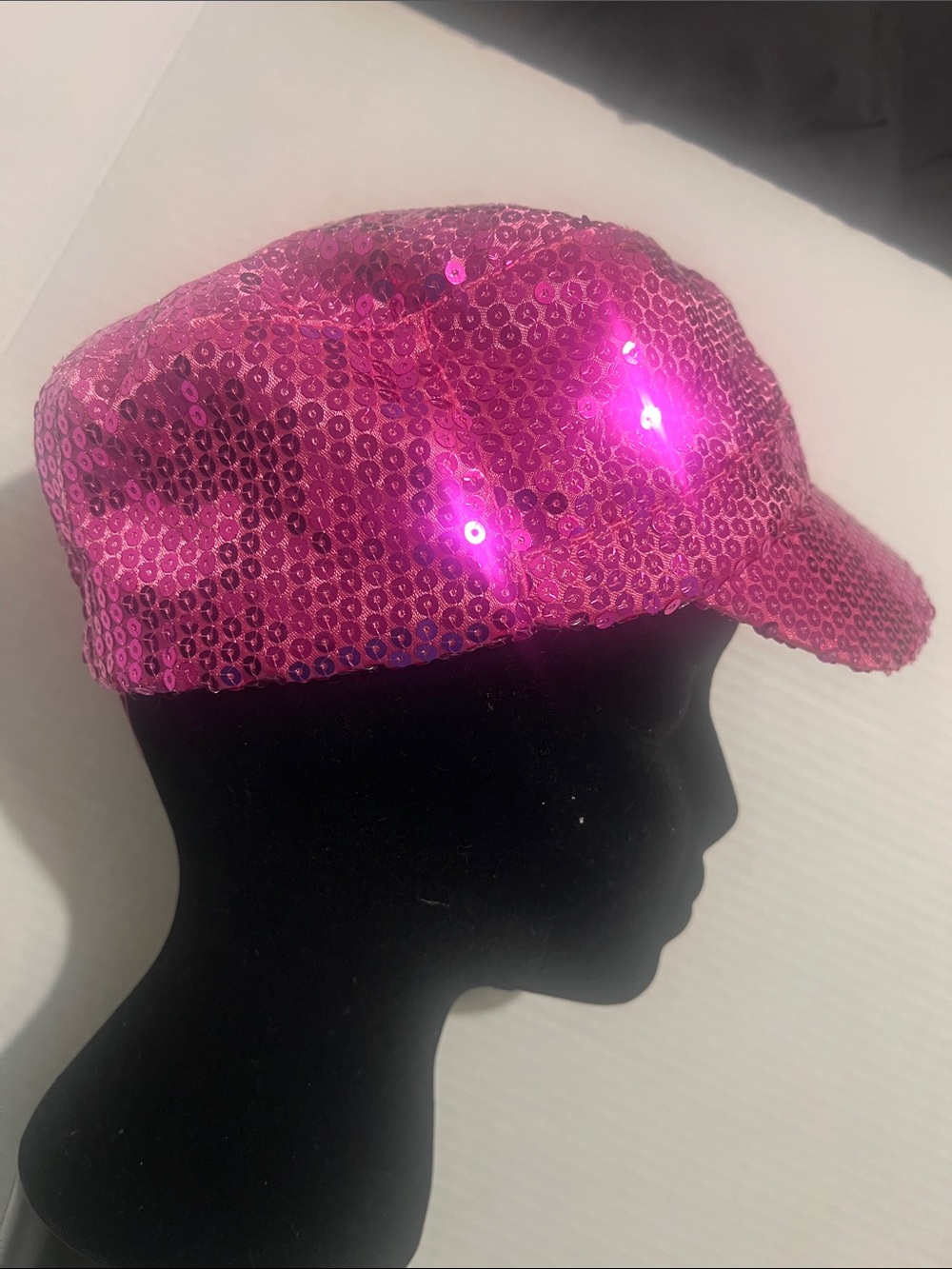 Source Unknown Hot Pink Sequin Cap - Women's Sparkle Hat